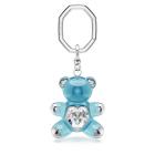 Μπρελόκ Teddy Αρκούδα, Μπλε, Επιμετάλλωση ροδίου
