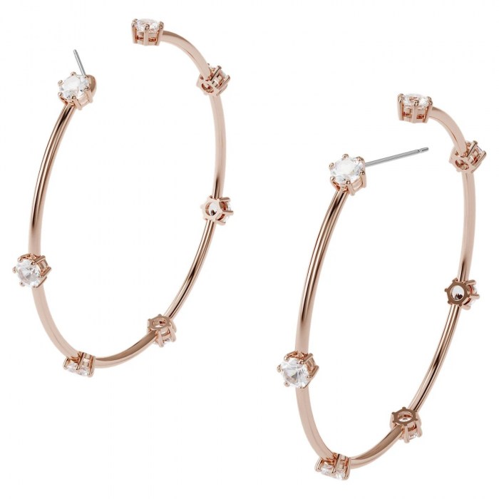 Constella-hoop-earrings-White-Rose-gold-tone-plated-swarovski-eshop1