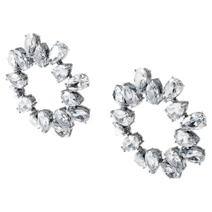 Millenia-earrings-Circle-White-Rhodium-plated-swarovski-eshop17