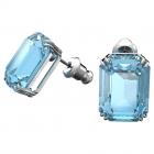 Σκουλαρίκια με καραφάκι Millenia Κρύσταλλα κοπής οκταγώνου, Μπλε