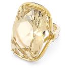 Δαχτυλίδι κοκτέιλ Harmonia Κρύσταλλο μεγάλου μεγέθους, Χρυσαφί τόνος, Επιμετάλλωση σε χρυσαφί τόνο