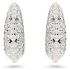 Σκουλαρίκια-σταγόνα Sublima Crystal pearl, Στρογγυλή κοπή, Λευκά, Επιμετάλλωση ροδίου