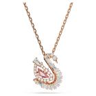 Μενταγιόν Swan Μείξη κοπών, Κύκνος, Ροζ