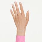 Βραχιόλι Idyllia Μείξη κοπών, Βέλος, Λευκό, Επιμετάλλωση ροδίου