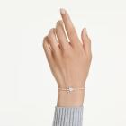 Βραχιόλι Idyllia Μείξη κοπών, Καρδιά με βέλος, Λευκό, Επιμετάλλωση σε χρυσαφί τόνο