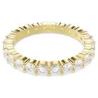 Δαχτυλίδι βέρα Matrix Vittore Στρογγυλή κοπή, Λευκό, Επιμετάλλωση σε χρυσαφί τόνο