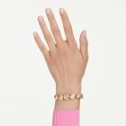 Άκαμπτο βραχιόλι Gema Μείξη κοπών, Πολύχρωμο, Επιμετάλλωση σε χρυσαφί τόνο