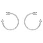 Κρίκοι Idyllia Μείξη κοπών, Βέλος, Λευκά, Επιμετάλλωση ροδίου