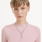 Κολιέ Ariana Grande x Swarovski Μείξη κοπών, Λιβελούλα, Πολύχρωμο, Επιμετάλλωση ροδίου