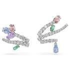 Σετ σκουλαρίκια-χειροπέδα Ariana Grande x Swarovski Μείξη κοπών, Πολύχρωμο, Επιμετάλλωση ροδίου