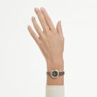 Ρολόι Matrix pearl bangle Swiss Made, Κρυστάλλινο μπρασελέ, Μαύρο, Φινίρισμα σε χρυσό σαμπανί τόνο