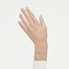 Βραχιόλι Imber Crystal pearl, Στρογγυλή κοπή, Λευκό, Φινίρισμα με ροζ χρυσό 18 καρατίων