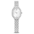 Ρολόι Dextera octagon Swiss Made, Μεταλλικό μπρασελέ, Ασημί τόνος, Ανοξείδωτο ατσάλι