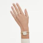 Ρολόι Hyperbola bangle Swiss Made, Μεταλλικό μπρασελέ, Χρυσαφί τόνος, Φινίρισμα σε χρυσό τόνο