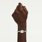 Ρολόι Imber oval Swiss Made, Μεταλλικό μπρασελέ, Ασημί τόνος, Ανοξείδωτο ατσάλι